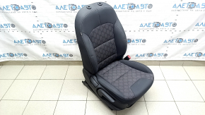 Kia Niro 17-22 HEV passenger seat, PHEV without airbag, fabric, combined black, without mechanical headrest, scratches, dry-cleanable