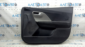 Kia Niro 17-22 front right door panel, black, gray insert, rubber armrest, scratches, worn