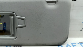 Left visor for Kia Niro 17-22, gray, without backlight, without hook, dry-cleanable