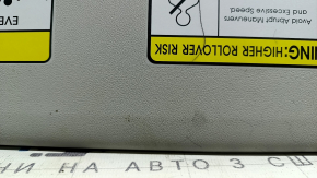 Left visor for Kia Niro 17-22, gray, without backlight, without hook, dry-cleanable