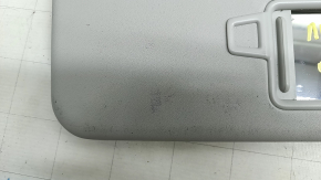 Right visor for Kia Niro 17-22, gray, without backlight, without hook, dry-cleanable