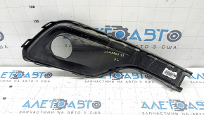 Left bumper grille for Jeep Compass 22-25, halogen fog light structure