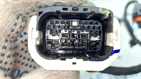 Jeep Compass 23-26 front bumper wiring without parking sensors for halogen fog lights and radar