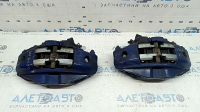 BMW 3 Series G20 19-23 Front Brake Calipers Set, Blue, M-Sport