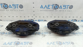 BMW 3 Series G20 19-23 Front Brake Calipers Set, Blue, M-Sport