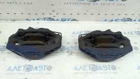 BMW 3 Series G20 19-23 Front Brake Calipers Set, Blue, M-Sport