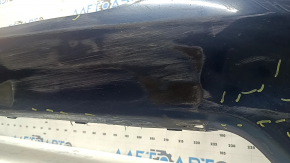 Kia Niro 17-19 HEV front bumper, PHEV without parking sensors, blue, torn, pinched, scratches, broken mount