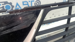Lower grille of the front bumper of the Kia Niro 17-19 HEV, PHEV without fog lights, without radar, sand, scratches, cracks, dents