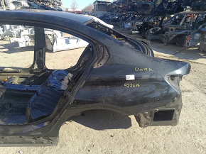 Quarter wing rear left BMW 3 G20 19-26 on the body, black, dents, bumps