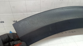 Kia Niro 17-19 HEV front left fender arch trim on the bumper, structure, crack in the mount, scratches