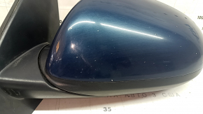 Left side mirror assembly for Kia Niro 17-22, 3 pins, black, chips, glue on glass