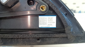 Left side mirror assembly for Kia Niro 17-22, 3 pins, black, chips, glue on glass
