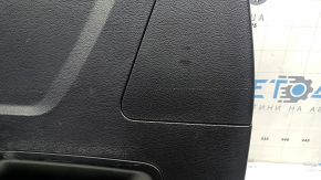 BMW X3 F25 11-17 black lower trunk lid trim for electric doors, with plugs, scratches
