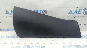 Right rear seat side panel for BMW X3 F25 11-17, black leather, broken mount, dent, needs cleaning