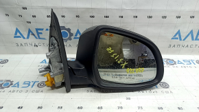Right side mirror assembly for BMW X3 F25 15-16, 5-pin, turn signal, auto-dimming, heated, graphite