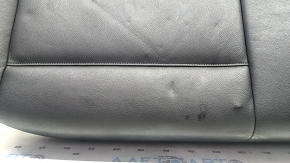 Rear seat cushion, 2nd row, BMW X3 F25 11-17, black leather, heated, dents, scratches