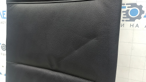 Rear seat backrest, 2nd row, right, BMW X3 F25 11-17, black leather, heated, dents