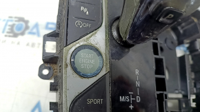 BMW 3 G20 19-22 gearshift lever assembly with knob and buttons, bumper, chrome defect