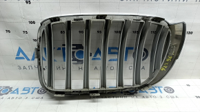 Right radiator grill BMW X3 F25 15-17 nostril, chrome, cracked