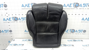 Lincoln Corsair 20-22 driver's seat cushion cover, black leather, perforated, heated, ventilated, dented, cracked