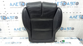 Lincoln Corsair 20-22 passenger seat cushion upholstery, black leather, perforated, heated, ventilated, scratches, dented