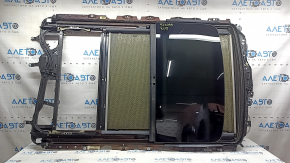 Panorama assembly for BMW X3 F25 11-17, gray curtain, scratch on glass, needs cleaning