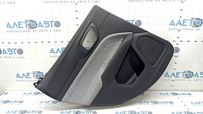 Jeep Compass 22-25 black rear left door panel with gray cloth insert
