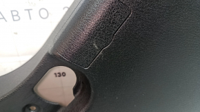 BMW X3 F25 11-17 black lower left front pillar trim with caps, scratches