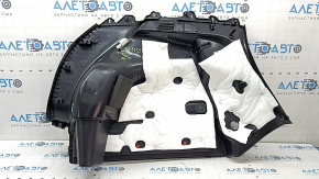 Lower right arch trim for Jeep Compass 17-26, black, with a pocket, scratches