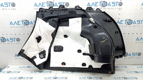 Lower left arch trim for Jeep Compass 17-26, black, with pocket