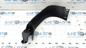 Upper right tailgate trim for Jeep Compass 17-26, black, with plug