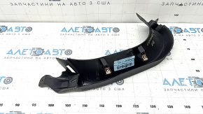 Upper right tailgate trim for Jeep Compass 17-26, black, with plug