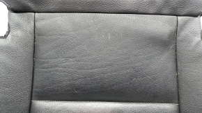 BMW X3 F25 11-17 passenger seat cushion upholstery, black leather, heated, scratches