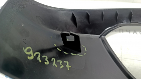 Right side passenger seat trim for BMW X3 F25 11-17, black, 2 parts, electrically powered, scratches, broken mount