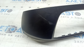 Right side passenger seat trim for BMW X3 F25 11-17, black, 2 parts, electrically powered, scratches, broken mount