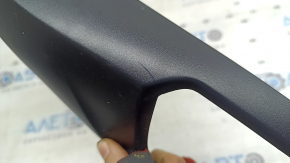 Right side passenger seat trim for BMW X3 F25 11-17, black, 2 parts, electrically powered, scratches, broken mount