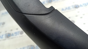 Right side passenger seat trim for BMW X3 F25 11-17, black, 2 parts, electrically powered, scratches, broken mount