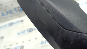 Right side passenger seat trim for BMW X3 F25 11-17, black, 2 parts, electrically powered, scratches, broken mount