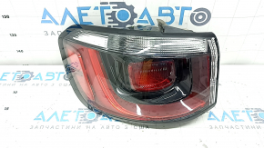 Left outer fender light for Jeep Compass 19-26 halogen, scratches