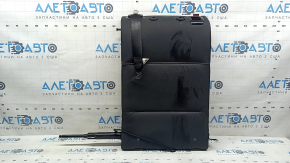 Left rear seat back for BMW X3 F25 11-17, black leather, with seat belt, heated, dry-cleanable