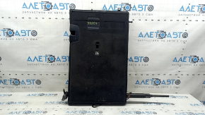 Left rear seat back for BMW X3 F25 11-17, black leather, with seat belt, heated, dry-cleanable