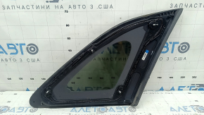 Rear left window, blind glass, Kia Niro 17-22, chrome, scratches on chrome, glue
