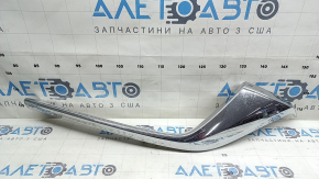 Left Mazda CX-5 22-25 chrome grille molding, broken mount, scratches