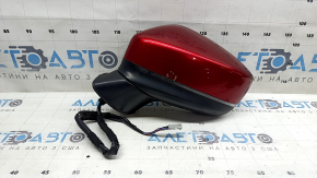 Left side mirror assembly for Mazda CX-5 17-24, 7 pins, BSM, heated, turn signal, white