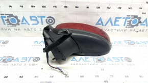 Left side mirror assembly for Mazda CX-5 17-24, 7 pins, BSM, heated, turn signal, white
