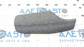 Jeep Compass 22-26 front panel trim, upper left, gray fabric, blue stitching