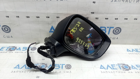 Right side mirror assembly for Mazda CX-5 17-25, 7 pins, BSM, heated, turn signal, white