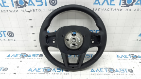 Jeep Compass 23-26 leather steering wheel, black, heated, with overlay