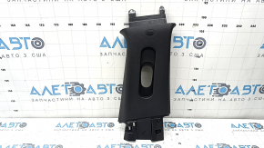 Right upper center pillar trim for Jeep Compass 19-26, black, with plug