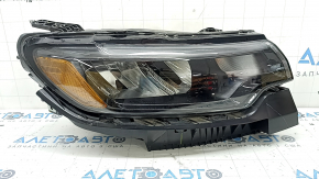 Jeep Compass 22-26 halogen + LED front right headlight with mounting bracket